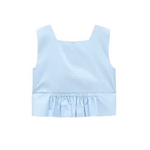Zara Peplum Crop Top - Picture 1 of 3